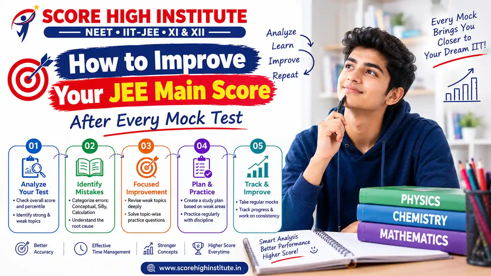 How to improve JEE Main score after every mock test