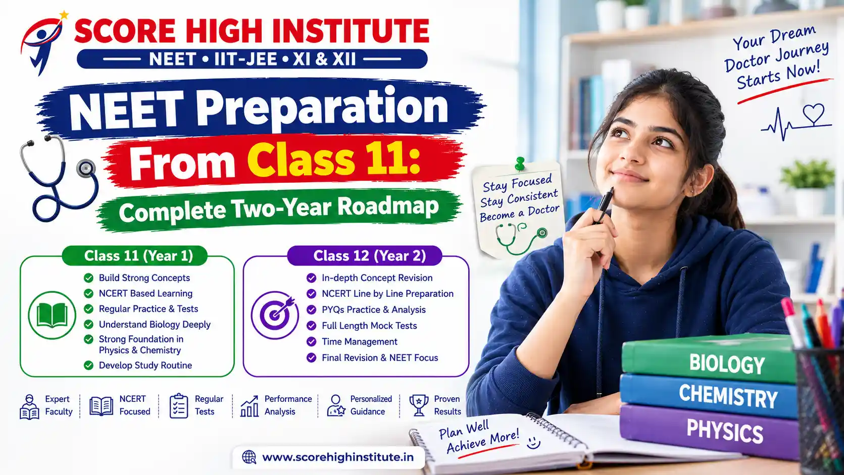 NEET preparation from Class 11 complete two-year roadmap