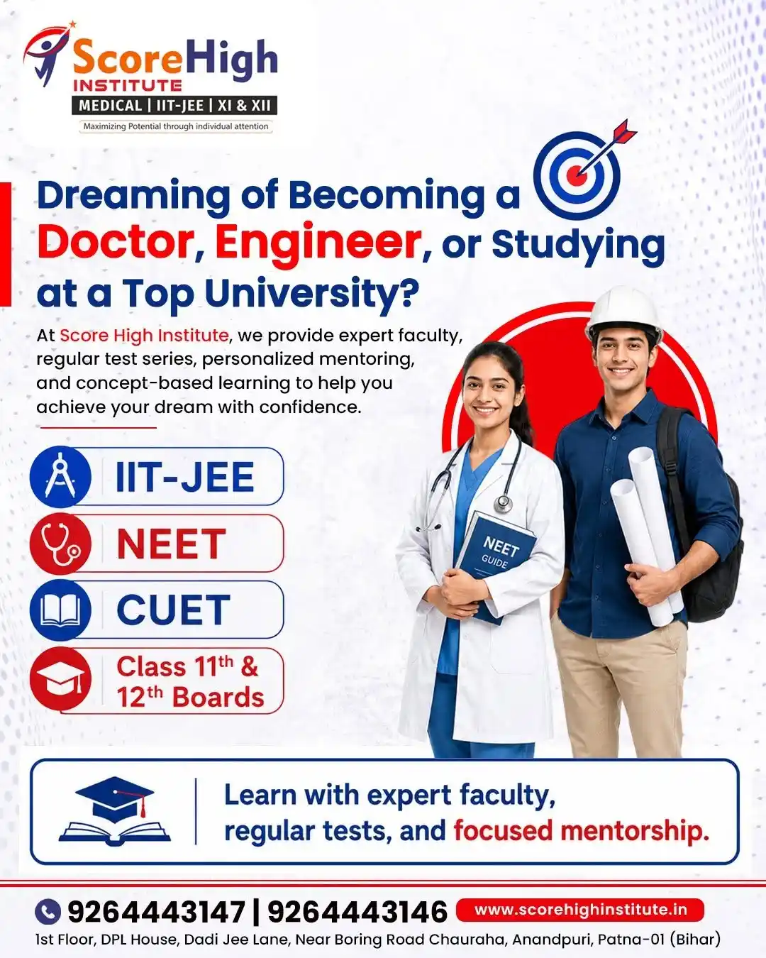 Score High Institute JEE and NEET Coaching in Patna